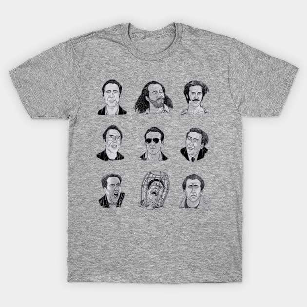 Nicholas Cage T-Shirt by jordan5L